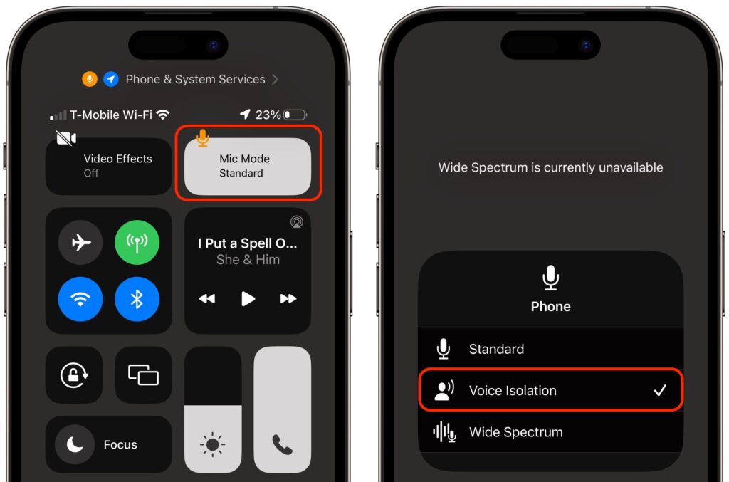 iOS 16.4 Adds Voice Isolation Feature to Improve Cellular Calls