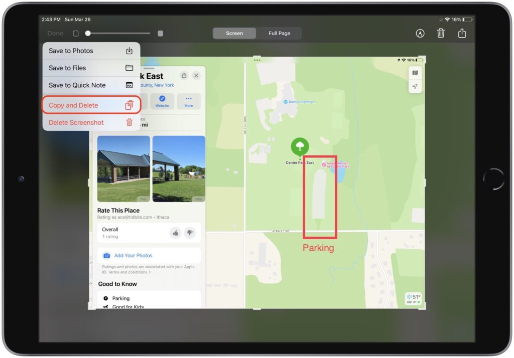 Prevent Quick Screenshots from Cluttering Your Photos Library on the iPhone and iPad
